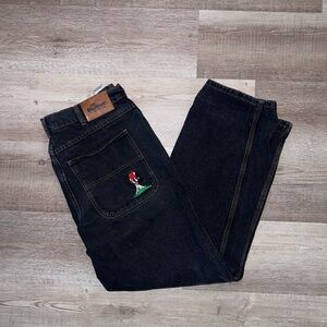 Butter Goods Mushroom Denim Pants - Washed Black